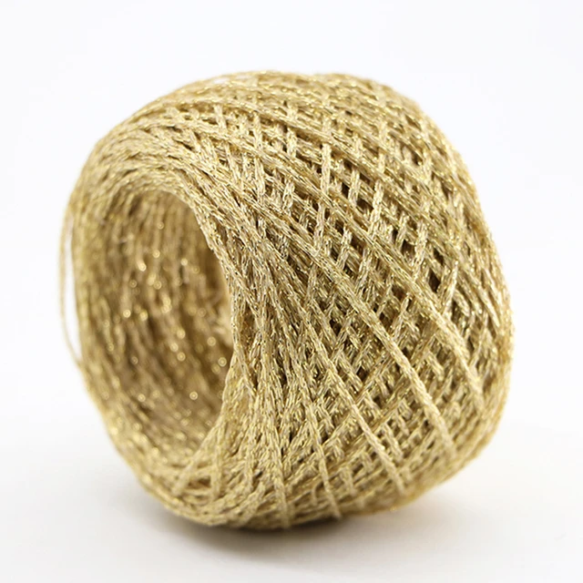 TPRPYN 500g/Lot Metallic Yarn For Hand Knitting hollow Knit Yarn shinny  Crochet Yarn doll Scarf Hat DIY Line Fancy Threads - AliExpress
