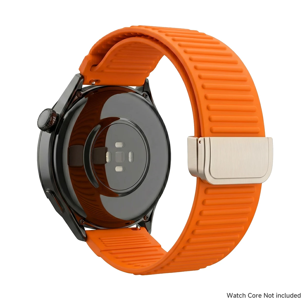 Silicone Magnetic Band – Versatile 20mm 22mm Loop Strap Bracelet