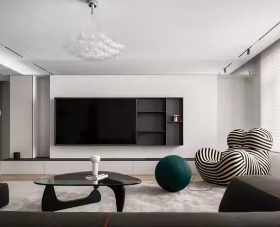 Fashion Living Room Furniture Wooden Wall Simple Design Tv Cabinet Modern Tv Cabinet Long