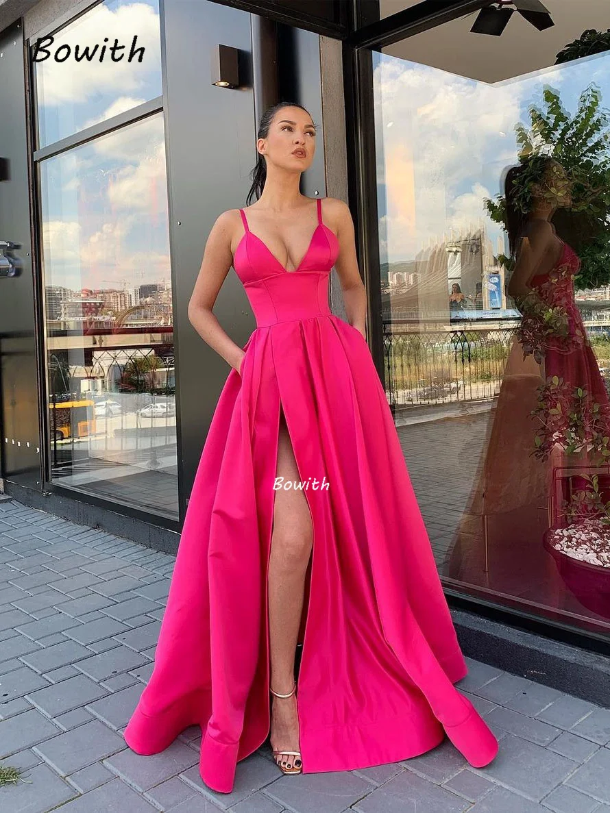 Slit prom dress best sale
