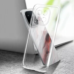 Premium Crystal Clear Non - Yellowing HD Transparent Slim Protective Phone Case for IQOO 15 Ultra (Clear)