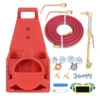 Oxy Acetylene Torch Kit, Portable Acetylene Welding Cutting Torch Kit, Medium Duty Gas Welding Outfit Tote Kit without Tanks 1