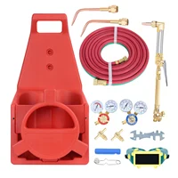 Oxy Acetylene Torch Kit, Portable Acetylene Welding Cutting Torch Kit, Medium Duty Gas Welding Outfit Tote Kit without Tanks 1