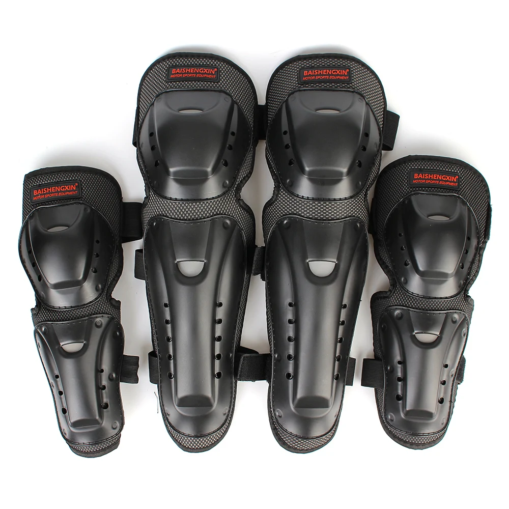 Accesorios para motocicleta, engranajes protectores para montar, 4 unids/set, rodilleras, coderas, protectores de patinaje para Motocross