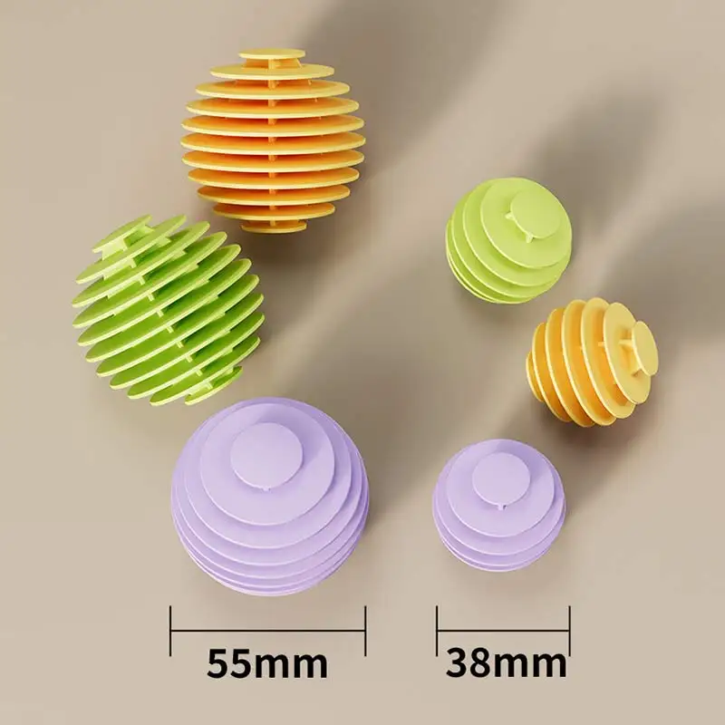 Rubber Laundry Ball Clothing Hair Cleaning Laundry Ball Household Anti-winding Washing Machine Tool Reusable