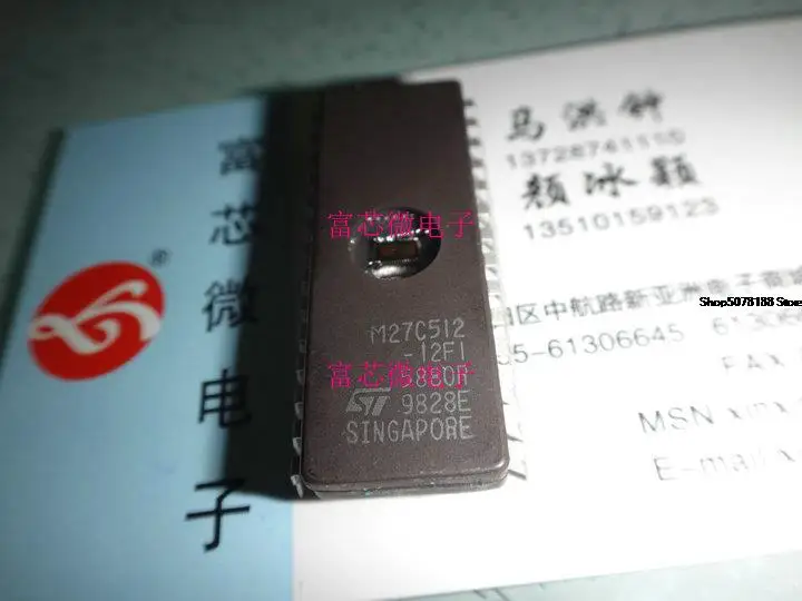 

5pieces M27C512-12F1 M27C512-15F1 CDIP