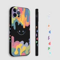 Cartoon Flower Square Silicone Phone Case - Vibrant Protective Cover for A23 (11)