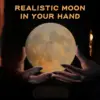 Levitating Moon Magnetic Floating Night Light, Creative Table 3D Printed LED Lamp with Wooden Base for Gift Office Bedroom Home 4