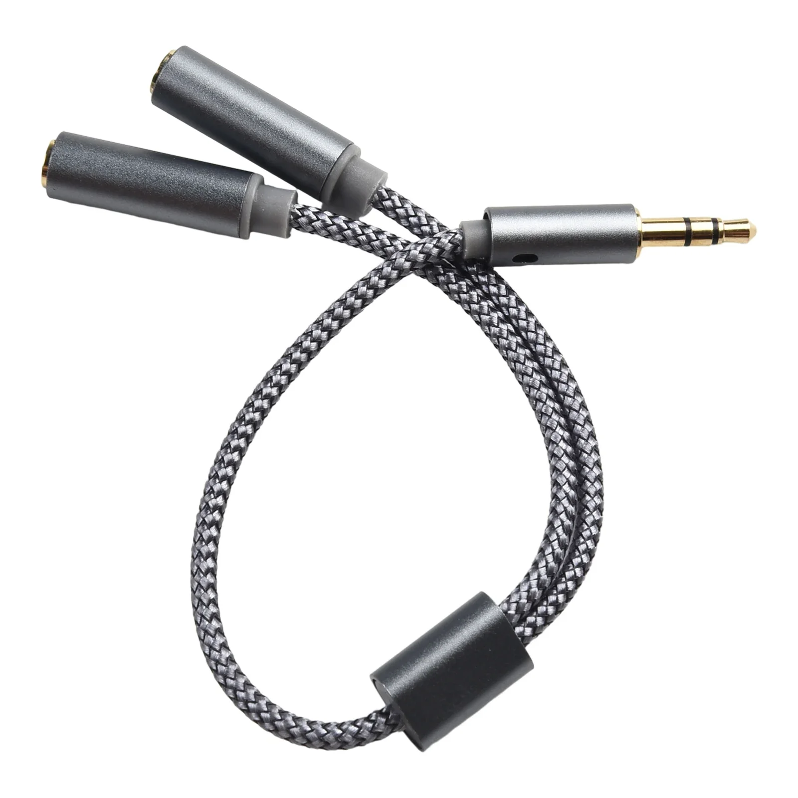 Headphone Splitter 3.5mm 2 Way Aux Male To Female Earphone Audio Adapter Double Stereo Y Jack Interface Splitter Cable Connector earphone jack adapter headphone splitter cable audio plug adapter audio cable adapter hdmi audio splitter
