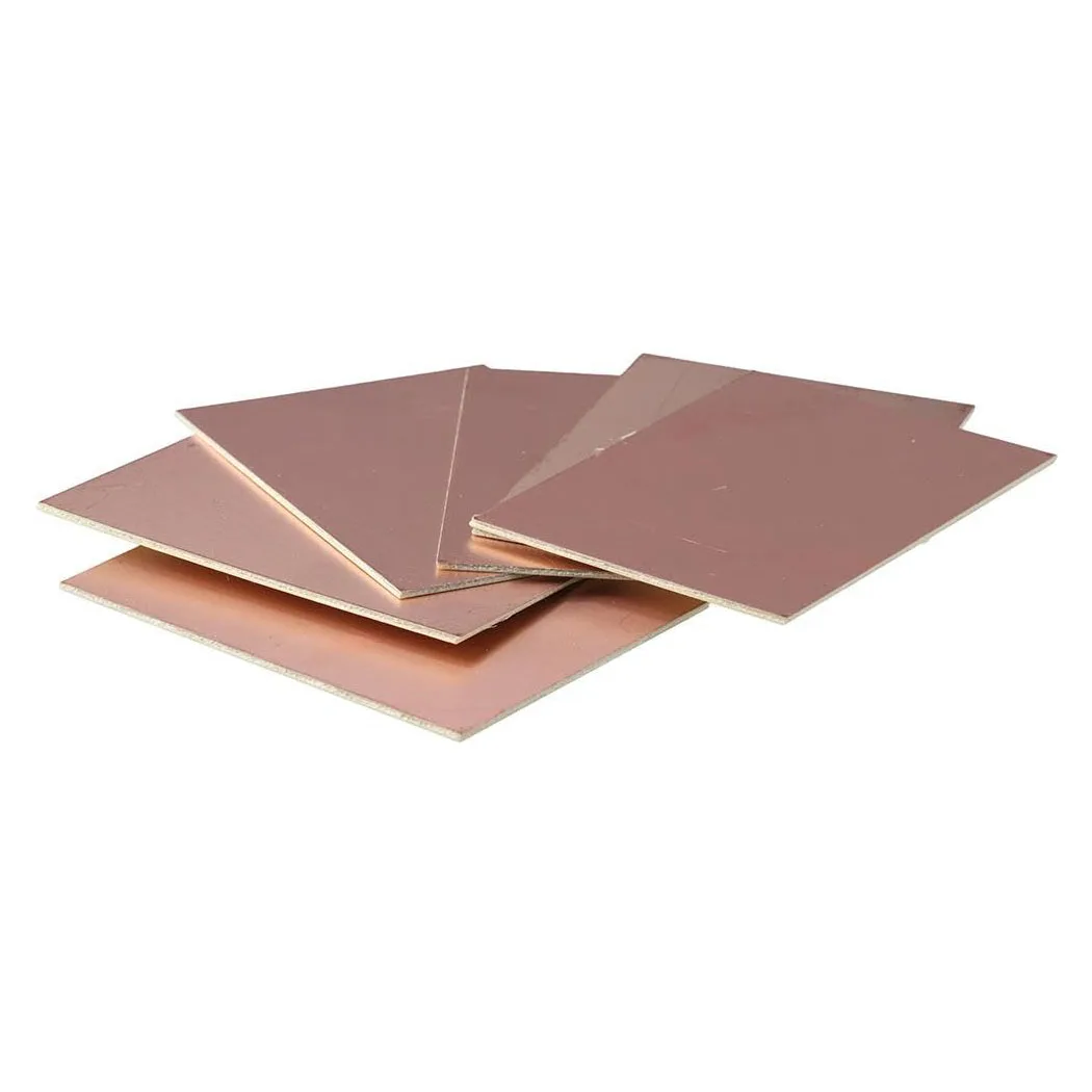 5개 FR4 PCB 7x10cm 7*10 7*10CM 단면 구리 도금판 DIY PCB 키트 라미네이트 회로 기판
