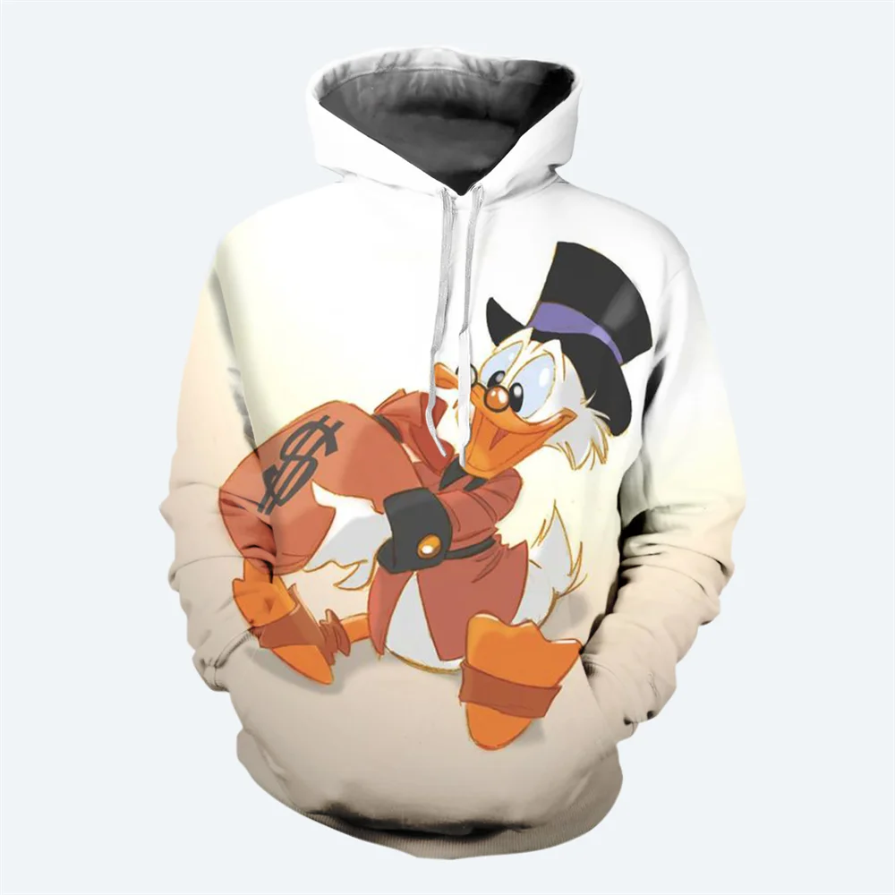 thumbnail image 1 of Nueva sudadera con capucha de dibujos animados de Disney para hombre, con estampado 3D del pato Donald, sudadera con capucha informal de moda urbana para hombre, 1 of 5