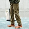 SauceZhan OG107 Utility Fatigue Pants Military PANTS Classic Cargo  Olive  Men's Baker Pants Satin Cotton Straight Fit 4
