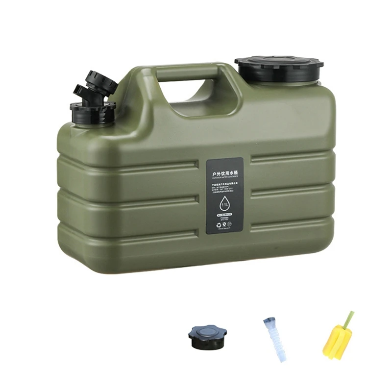 

Portable Outdoor Camping Water Storage Tank With Faucet 11L Foldable Water Container For Hiking Picnic BBQ Accessories