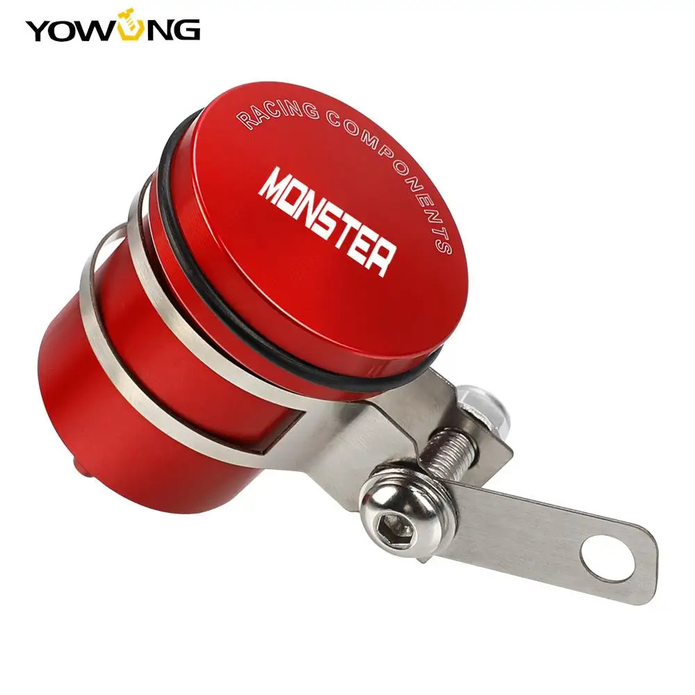 

Moto CNC Brake Fluid Reservoir Clutch Tank Oil Fluid Cup For DUCATI MONSTER 696 796 M1100S M1200S 821 848 1098 1199 1299 659 656