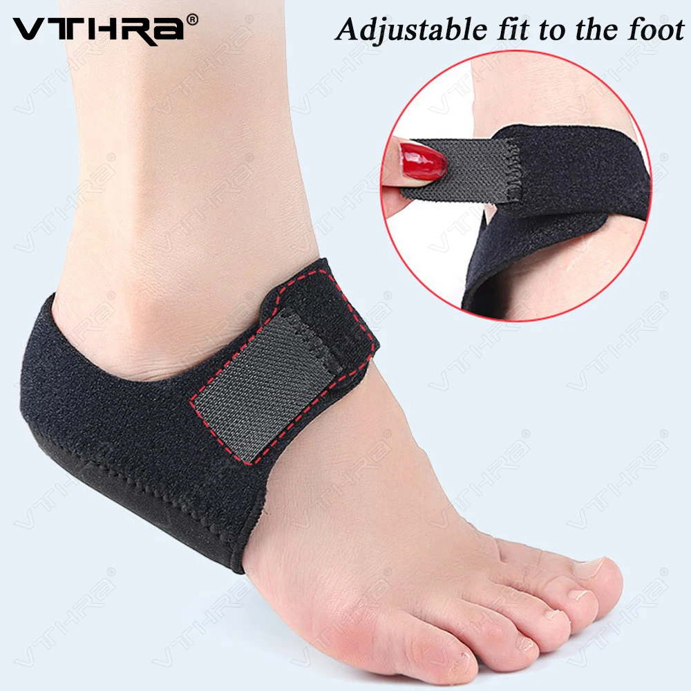 Gel Heel Insoles for Shoes Plantar Fasciitis Socks Women Men Heel Spur Pain Relief Protector Silicone Foot Pads for Sleeves shoe insoles heel patch insole heel cushion insole