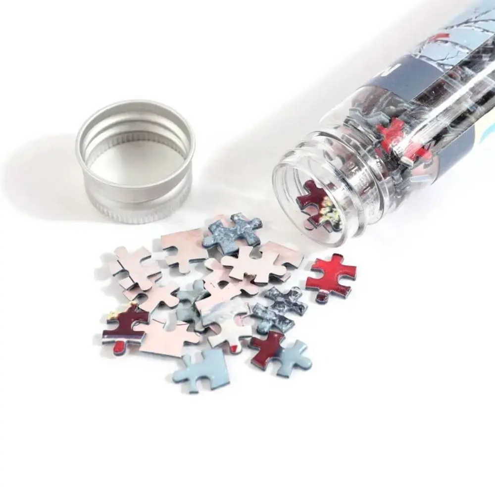 150PCS/Set Multifunctional Oil Painting Jigsaw Puzzles Mini Test Tube Puzzle Game Gifts Family Educational Toys Adult Children 3