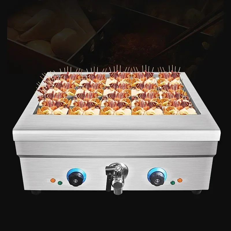 20 Grid Oden Cooker Commercial Electric Cooking Machine 4600w Donut Fryer