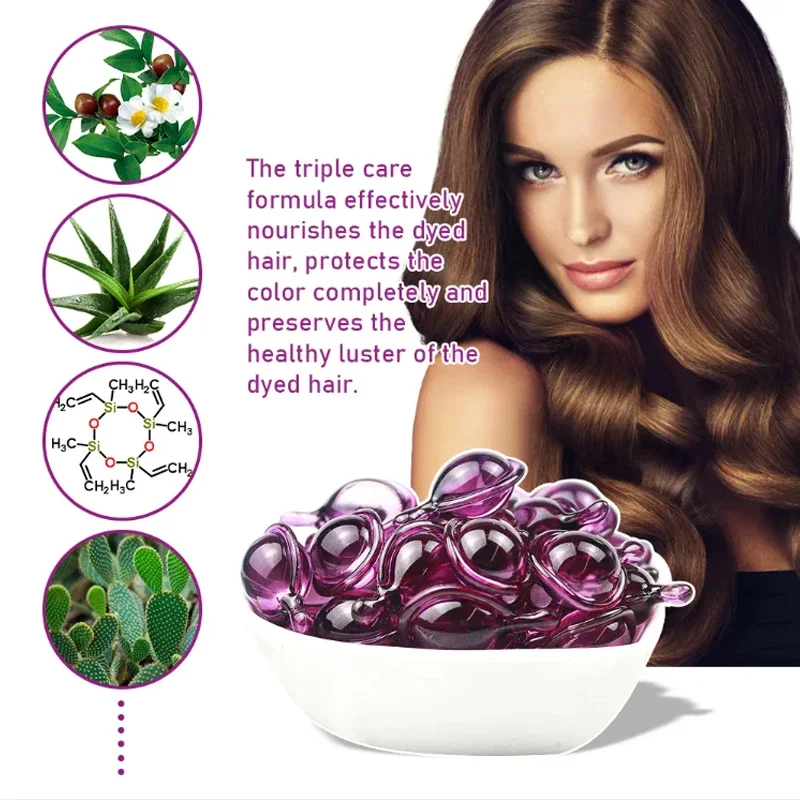 Hair Vitamin Capsule Keratin Oil Repair Rough Damage Frizzy Soft Smooth Hair  Shiny Nutrition Deep Nourishing Scalp Care Products - AliExpress