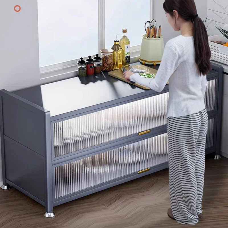 Nordic Furniture Sideboards Kitchen et Sideboard Multifunctional Makeup Cabinet Room House Auxiliary Cabinet Table Side LT