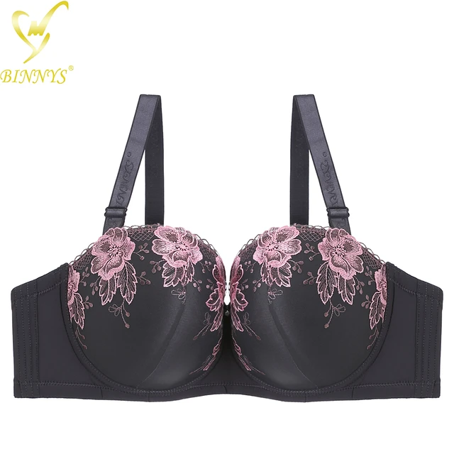 BINNYS Women's Bra 38D Cup Sexy Nylon Underwear High Quality Plus Size Big  Cup Large Size Bra Underwire - AliExpress