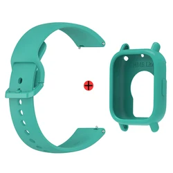 Premium Silicone Adjustable Watch Strap with Case Decoration - Single Color Replacement Wristband for Redmi 5 Lite (9)