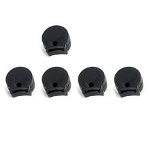 

5PCS Clarinet Hardware Clarinet Thumb Rest Cushion Protector Soft Rubber Clarinet Thumb Protector, Black
