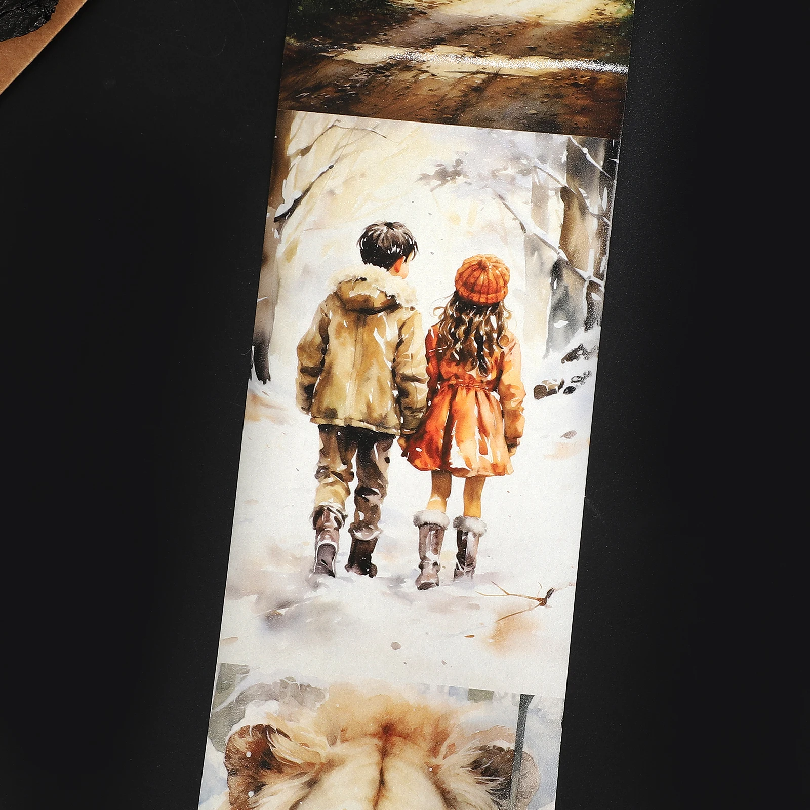 80mm*205cm 빈티지 환상적인 세계 풍경 와시 테이프 크리 에이 티브 DIY 저널 재료 콜라주 스크랩북 편지지