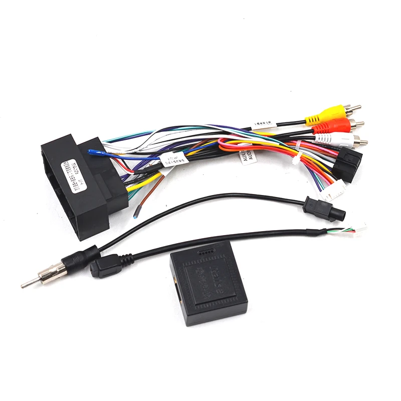 Car-Media-Android-Radio-Player-16Pin-Wire-Harness-With-Canbus-Box-For ...