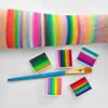 12 Grids Colors Rainbow Water-based Facepaint Body Painting Colorful Christmas Halloween Holiday Makeup Palette for Kids Adults 6