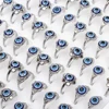 100pcs/Lot Factory Wholesale Hot Mix Colors Devil Eye Finger Ring Party Hot Gothic Oval Blue Red Green Eye Ball Jewelry 2
