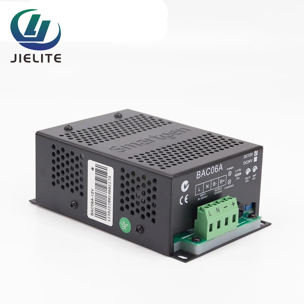 เครื่องกำเนิดดีเซล12V/24V เครื่องชาร์จแบตเตอรี่แบบลอยน้ำอัจฉริยะรุ่น BAC06A 6A 1