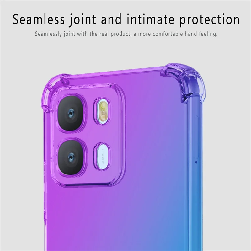 Enhanced Gradient Shockproof TPU Protective Case – Airbag Design Cover
