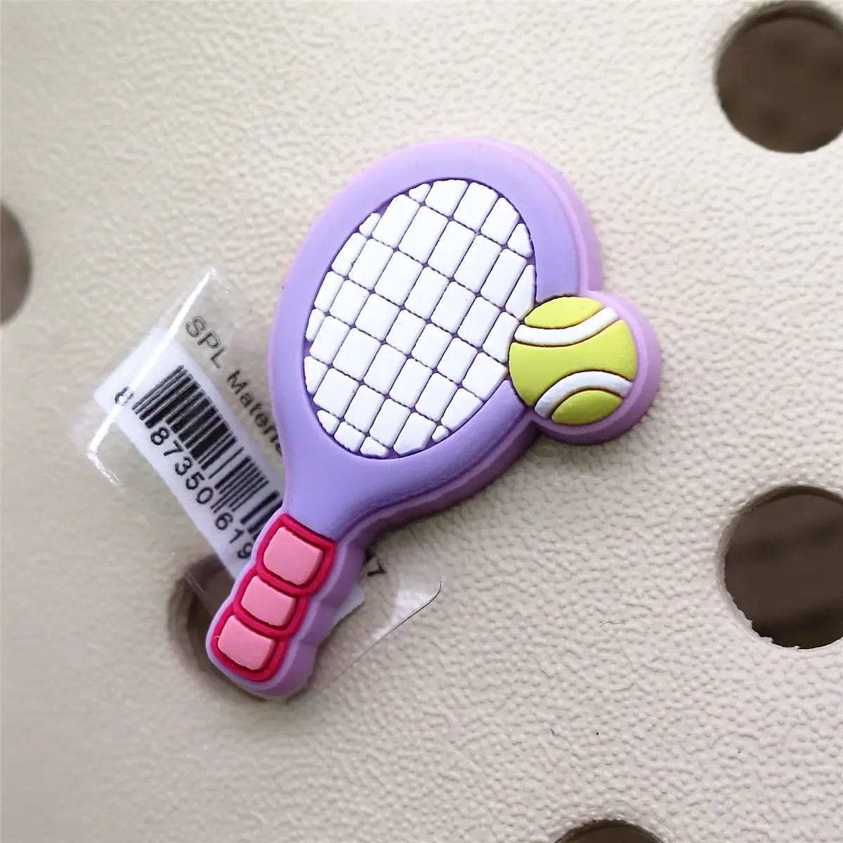 Original Athletic Sports PVC Shoe Charm Accessory - Softball and Surfing Sandal Decoration Pin