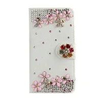 Luxury Crystal Rhinestone Wallet Leather Purse Flip Card Pouch Stand Cover Case For SamsungS22 S23 S24 S25 PLUS Note8 9 10 20 3