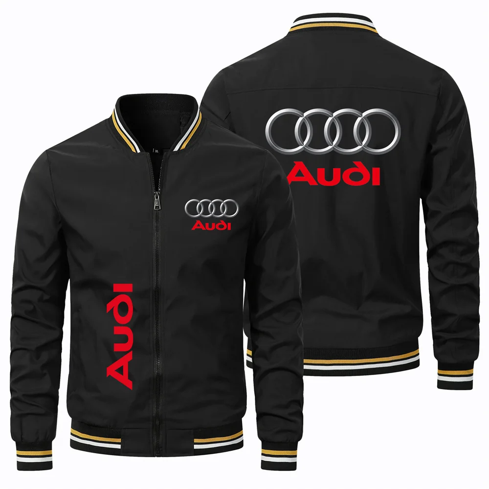 

2024 New Men's Motorcycle Jacket Car Logo Print Jacket Fashion Women's Windbreaker Motocross Biker Jacket Clothing Coats