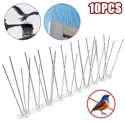 Durable Stainless Steel and Plastic Bird Repellent Spikes for Effective Pest Control (25cm - 10PCS)