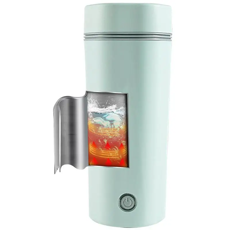 

Electric Stainless Steel Car Heated Mug Electric Water Cup 12V Car Kettle Coffee Tea Milk Car Water Heater 350ML