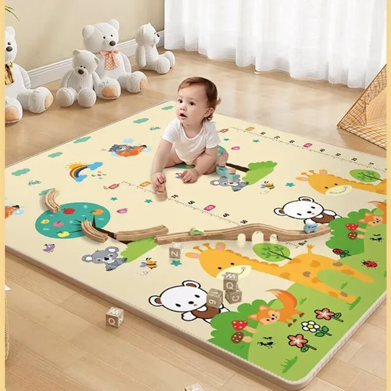 Non-Toxic Baby Play Mat Thicken 1/0.5cm Educational Children's Carpets in The Nursery Climbing Pad Kids Rug Activitys Games Toys