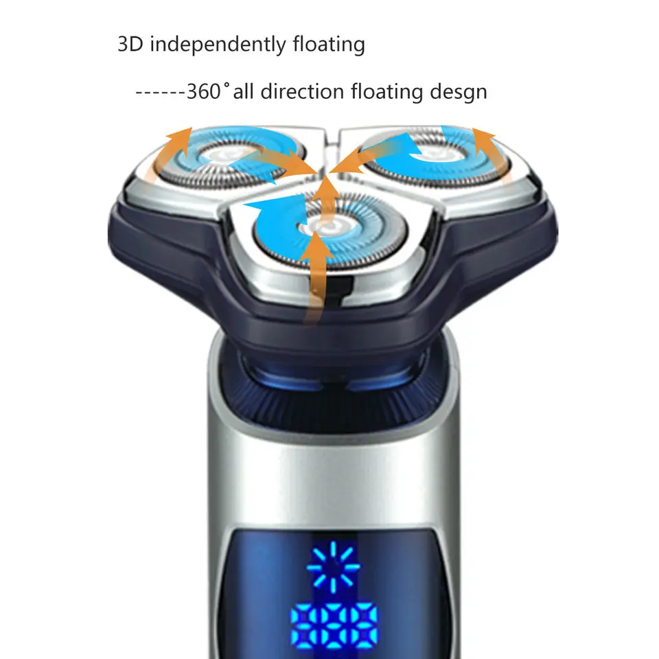 ماكينة حلاقة كهربائية للرجال ، لحية قابلة للغسل ،...