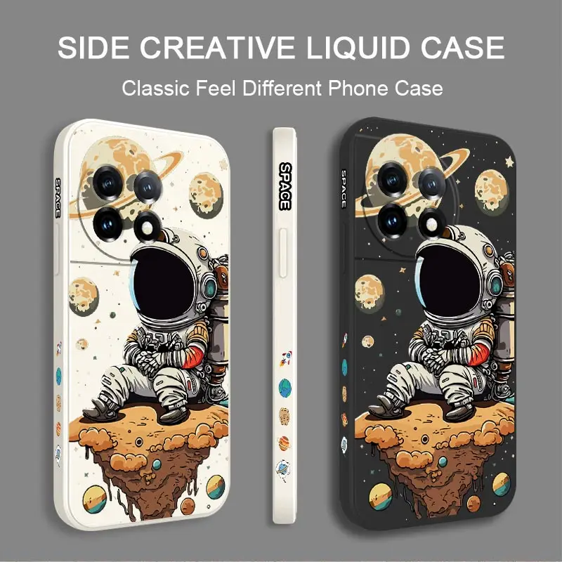 Saturn-Themed Cute Child Silicone Phone Case - Adorable and Durable Protection