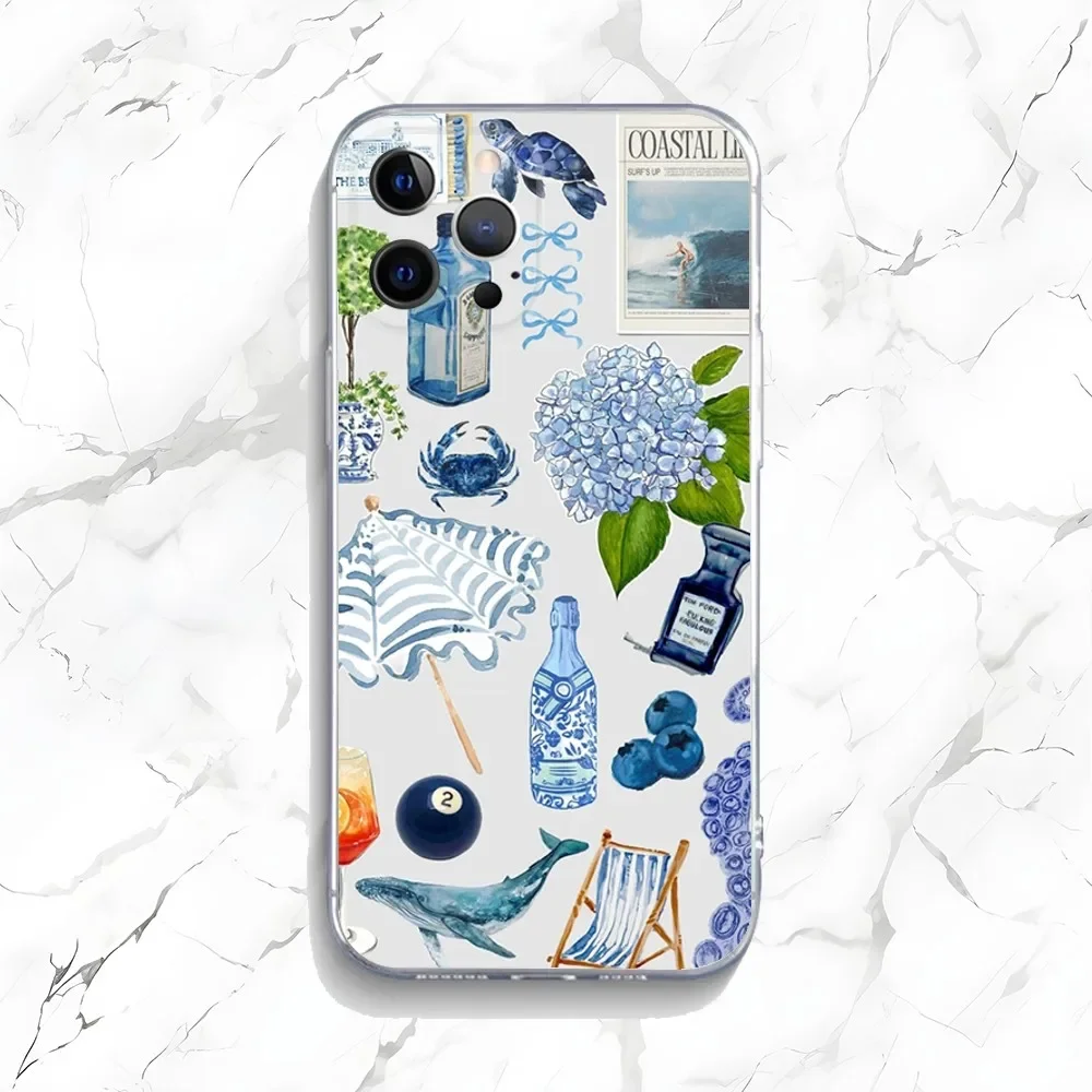 Ocean Wine Glass Lemon Design Phone Case - Stylish Protective Cover