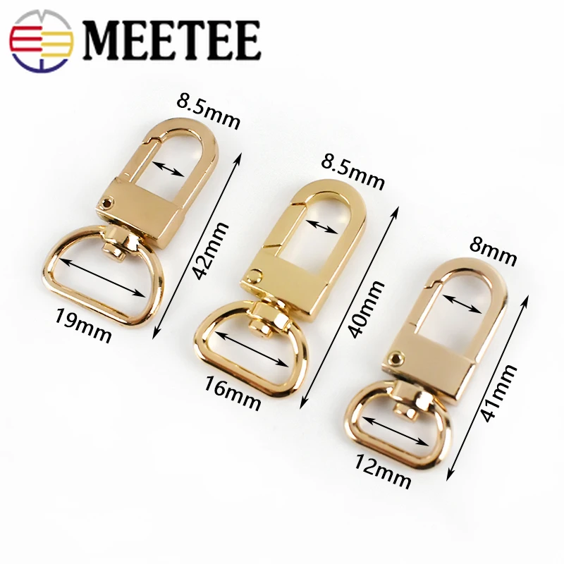 WUTA 1pcs Leather Snap Hook Swivel Clips Metal Buckle Strap Lobster Clasps  Push Gate Handbags Hardware Purse Making Accessories - AliExpress