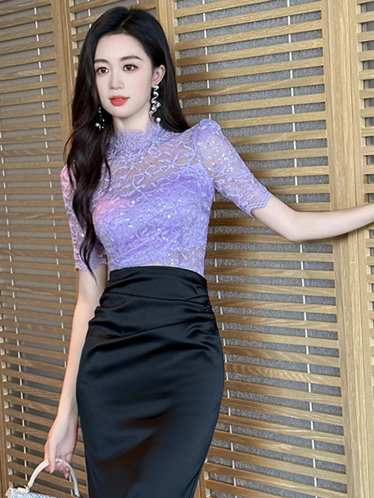 sheer party tops