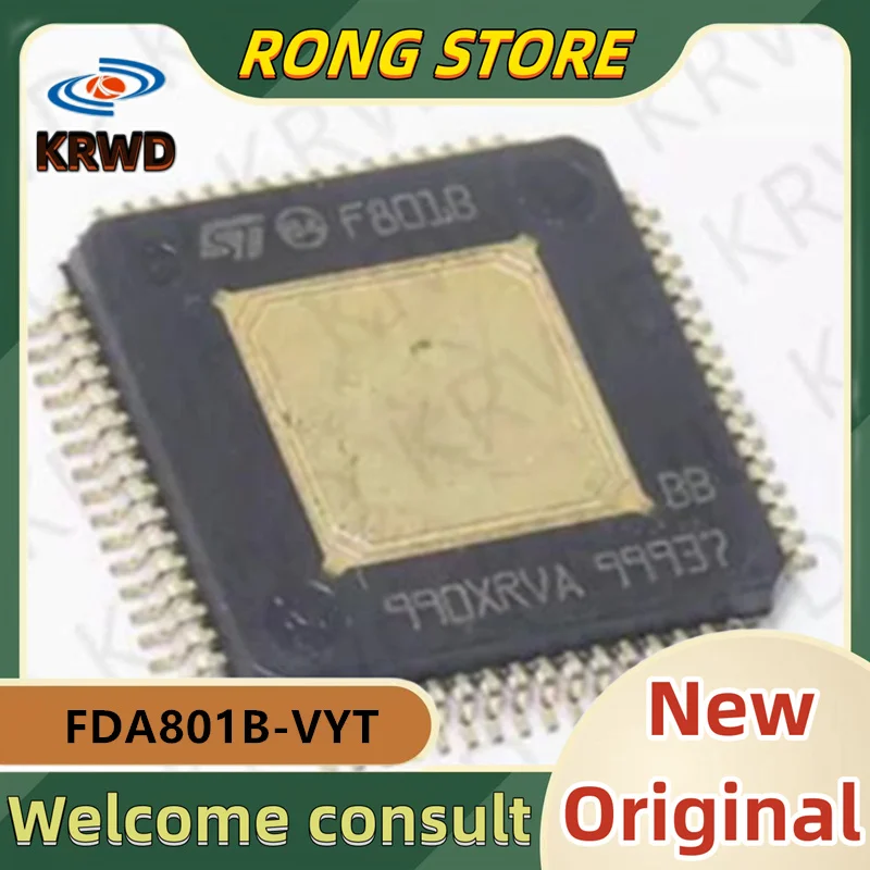 

FDA801B-VYT Новый и оригинальный чип IC FDA801B F801B FBOI8 LQFP-64 микроконтроллер аудио усилитель мощности чип IC
