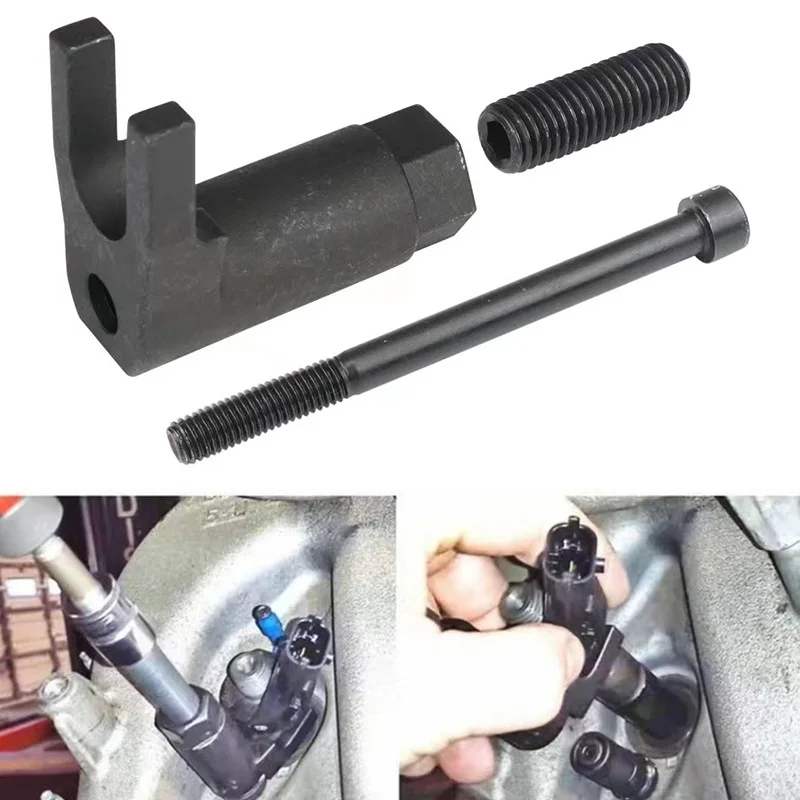 New diesel engine fuel injector disassembly tool Fuel injector remover Long bolt Short bolt remover Pullout tool Fuel fuel injector removal tool