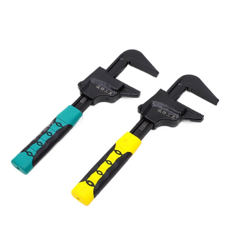Wrench F Pipe Wrench Large Open-end Wrench Non-slip Multi-function F-type Wrench Multi-function Right-angle Activity Wrench