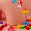 19/24/48Pcs Suction Bath Toys for Kids Soft Silicone Sucker Toys Toddlers Fidget Sensory Suction Cup Toy for Windows Travel 4