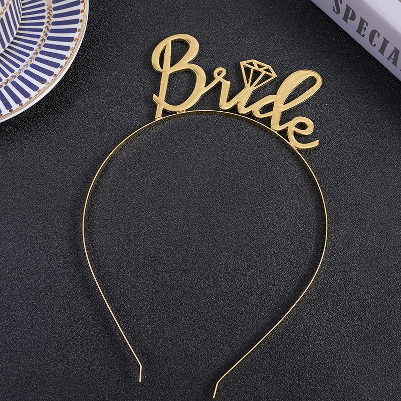Bride To Be Headband Bach Bachelorette Hen Party Bridal Shower Wedding Engagement Rehearsal Dinner Decoration Gift