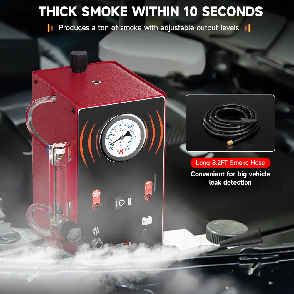 ANCEL S300 Car Smoke Leak Detector Turbo 12V with Pump EVAP Leakage Locator Oil Smoke Pipe Generator Diagnostic Tool 5