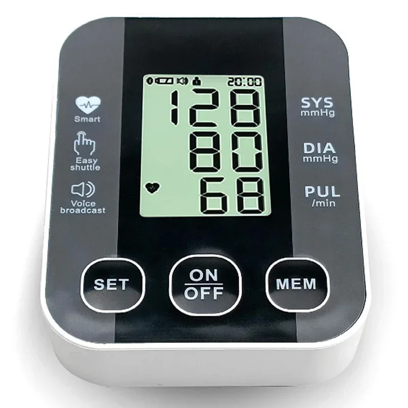 Description Picture 5 of itemDigital Arm Blood Pressure Meter 32cm Cuff Medical Pressure Tonometer Tensiometer Baumanometer Pulse Sphygmomanometer